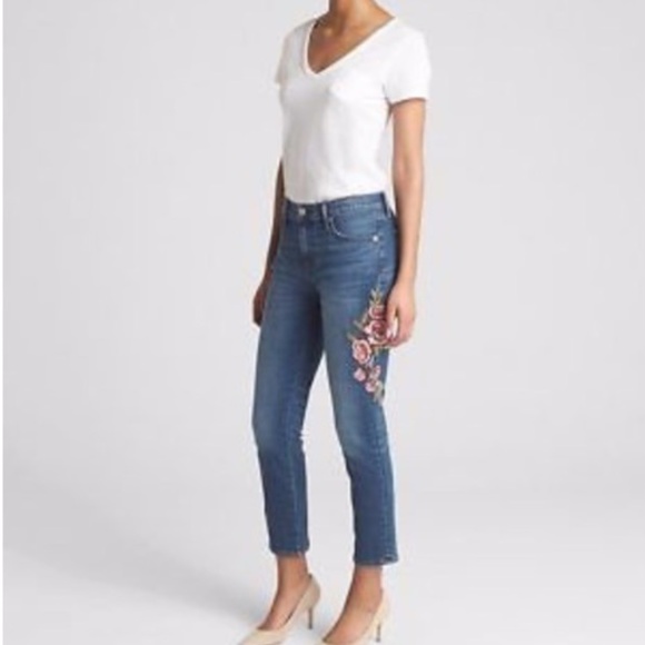 GAP | Jeans | Gap Embroidered Floral 